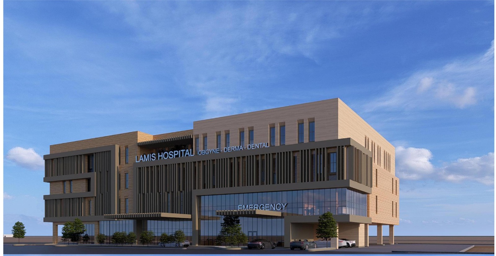 تصميم معماري لمبنى تجاري